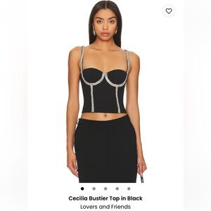 Lovers + Friends Cecilia Bustier Top